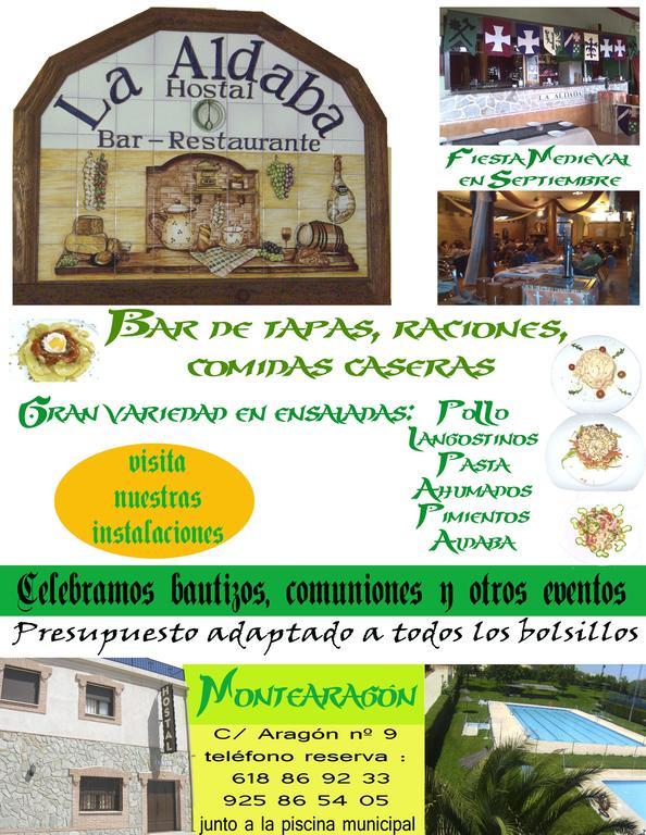 ホテル Hostal La Aldaba Montearagon エクステリア 写真